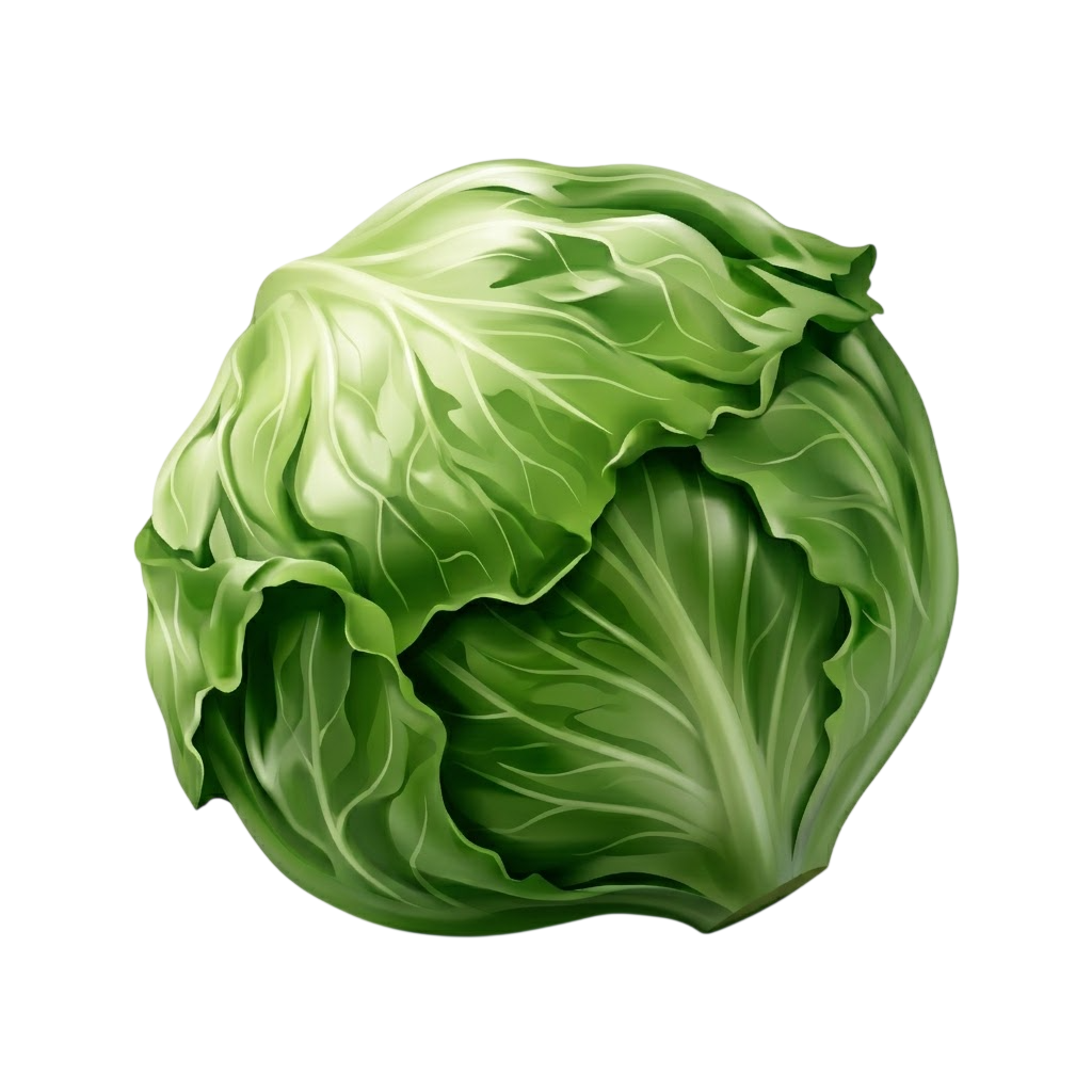 Cabbage Green Fresh PNG Transparent Background HD